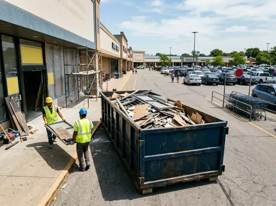 retail-store-renovation-debris-003 — frequently asked questions, Roll-off Dumpster Rentals in Liberty, MO